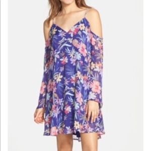 DONATING NEXT WEEK- Floral cold-shoulder dress!